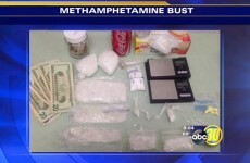 A pensioner was caught cooking meth in his retirement home