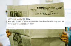 The New York Times just made the greatest correction of the World Cup
