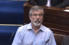 'Resume your seat while I'm on my feet': Gerry Adams was given out to in the Dáil today