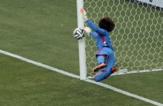 Guillermo Ochoa just produced the best save of the World Cup so far