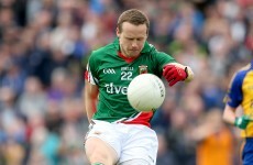 Andy Moran is struggling with a hamstring injury - but Mayo say it's 'nothing major'