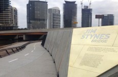 A bridge named after the late, great Jim Stynes was opened in Australia today