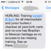 This GAA club is taking no World Cup-related excuses for missing training