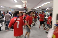 Chile fans storm stadium ahead of Spain clash