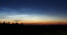 You can spot rare glowing clouds formed by meteors over Ireland