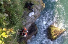 Two swimmers rescued from Howth cliff after being caught by strong currents