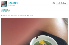 Rihanna is doing excellent Twitter commentary on World Cup games
