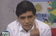 Maradona has a message for Argentina FA president Julio Grondona