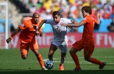 It finished 2-0 between Holland and Chile. Here's the only other stat you need to know