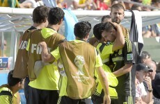 VIDEO: Spain's David Villa breaks down in tears after being substituted