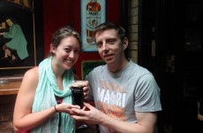 Man uses pint of Guinness to propose in Dublin