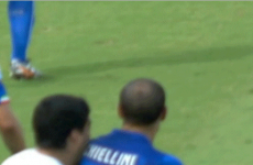 Does this angle definitively prove that Luis Suarez bit his opponent?