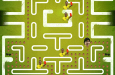 Someone made a Luis Suárez eating Giorgio Chiellini Pac-Man game