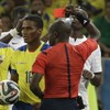 Man United's Antonio Valencia red carded against France