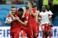 Shaqiri's treble fires Switzerland into second round tie with Messi's Argentina