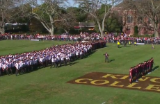 Hundreds of students join in for spine-tingling New Zealand schools haka