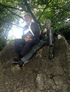 Gerry Adams made a new friend