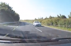 Video shows car speeding the wrong way down a dual carriageway