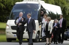 "Stop the bus, I wanna go...": Ministers head for key meetings on the austerity coach