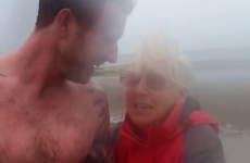 Son pretends to swim home from Australia to surprise his mammy