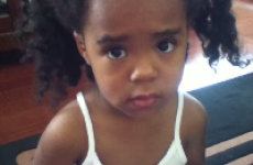 Little girl tells elaborate story to get out of trouble for eating a doughnut