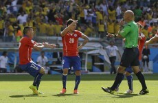 Charles Aranguiz batters home one of the World Cup's best penalties in losing cause