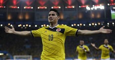 Stop the World Cup lights, James Rodriguez has scored an absolute cracker