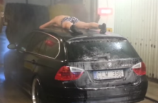 Man shuns shower, uses car wash instead