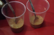 Two Radio Nova presenters ate stomach-turning World Cup smoothies and filmed their reactions