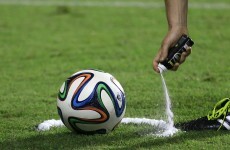 Now you too can own your own bottle of referee's vanishing spray
