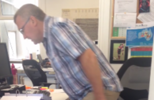 Genius Employees Prank Boss By Putting Loud Air Horn Under His Chair