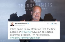 Kelsey Grammer joined Twitter and immediately began correcting people's grammar