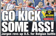 Obviously, the US are psyched all the way up for their last 16 clash with Belgium