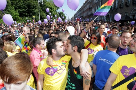 Dublin Pride Parade this year. 