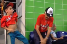 The Vine Dancing Kid is back! And showing off his moves at a baseball game