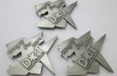 The new Dublin City Triathlon medals are stupidly cool