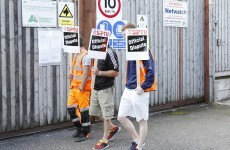 SIPTU shop steward hit by van at Greyhound picket