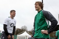 Here's Andrew Trimble singing an ode to Ronan O'Gara with a Mariachi band