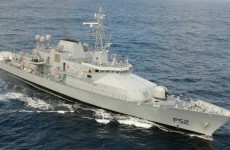 LÉ Niamh comes to the aid of capsized boat in Cork Harbour