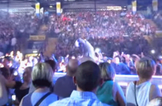 Robbie Williams falls off stage and breaks a fan's arm... It's The Dredge