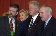 Hillary Clinton was asked if parties should enter Government with Sinn Féin