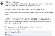 PSNI Newry write brilliantly narky response to youngsters annoyed at having their rave cancelled