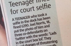 Teen fined for taking 'lads in the court box lol' Twitter selfie in the dock