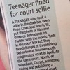 Teen fined for taking 'lads in the court box lol' Twitter selfie in the dock