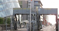 Racist graffiti outside Convention Centre mars citizenship ceremonies for new Irish citizens