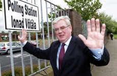 Clearing the way: Eamon Gilmore has officially resigned as Tánaiste