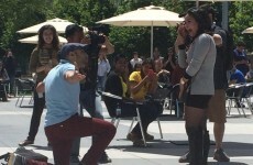 Man proposes at Facebook HQ after falling in love with a stranger he 'poked'