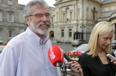 Step aside Garth Brooks, here's Gerry Adams singing If Tomorrow Never Comes