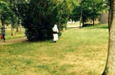 Police identify mysterious hooded figure stalking German town