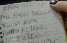 Little girl plots against her brother in hilariously evil list